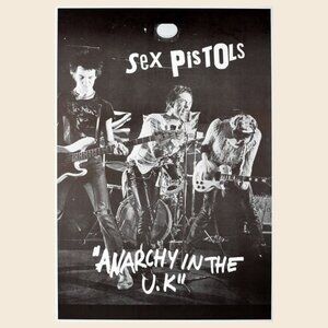 Sex Pistols Anarchy In The UK Punk Rock Music Poster_ 165